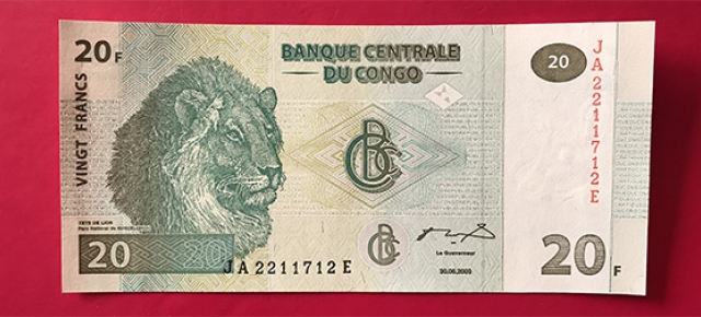 کنگو - 20 فرانک