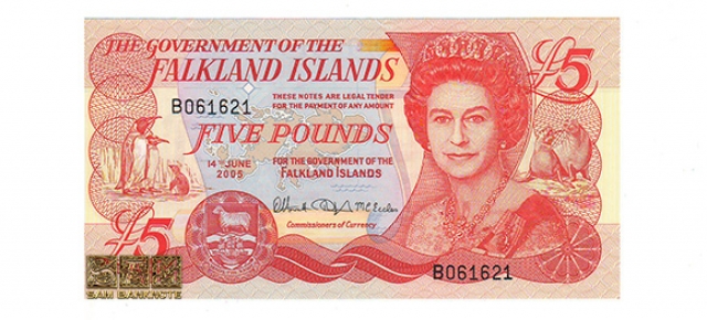 جزایر فالکلند - 5 پوند