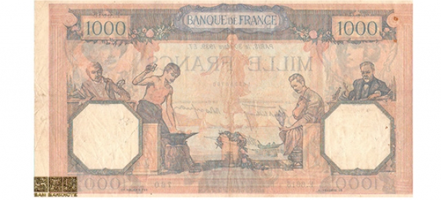 فرانسه- 1000 فرانک