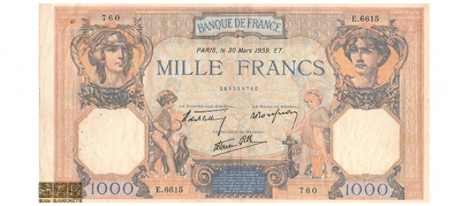 فرانسه- 1000 فرانک