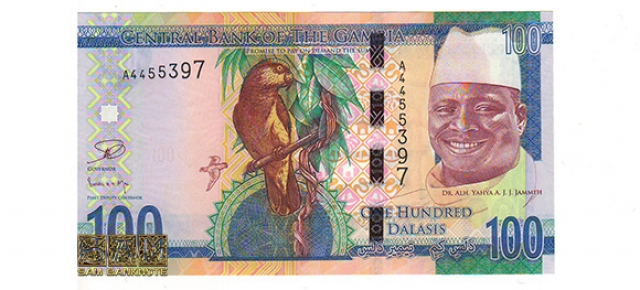 گامبیا - 100دالاسیس