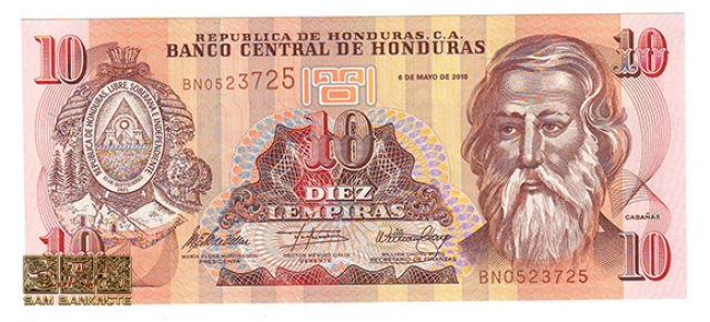 هندوراس-10 لمپیرا