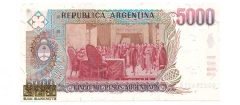 آرژانتین-5000 پزو