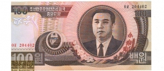 کره شمالی- 100 وون