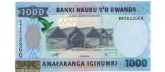 رواندا - 1000 فرانک