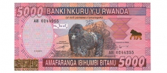 رواندا - 5000 فرانک