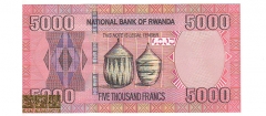 رواندا - 5000 فرانک
